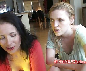 Puffy chuỗi đánh người già, tóc màu xám đặt ra để đi, chạy với đuôi sexx han